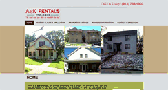 Desktop Screenshot of aandkrentals.net